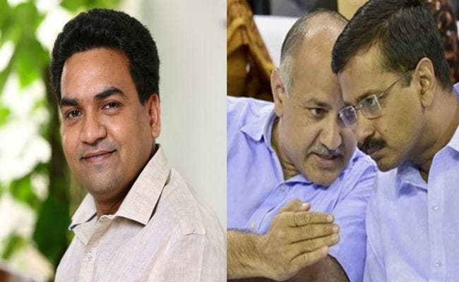 कपिल मिश्रा का बड़ा आरोप, सत्येंद्र जैन ने मेरे सामने केजरीवाल को 2 करोड़ रुपये दिये