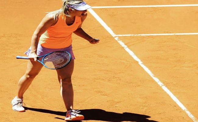 मैड्रिड ओपन टेनिस के दूसरे दौर में मारिया शारापोवा हारी