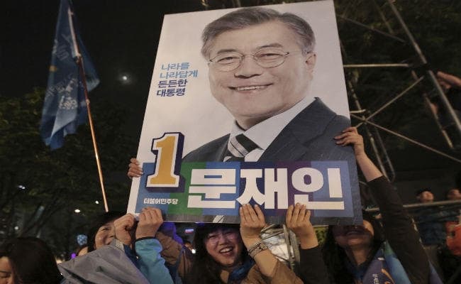 मून जाए होंगे दक्षिण कोरिया के अगले राष्ट्रपति, बड़ी जीत की ओर अग्रसर