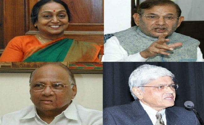 पवार, मीरा, शरद, गोपाल गांधी राष्ट्रपति पद के चुनाव के लिए विपक्ष की पसंद