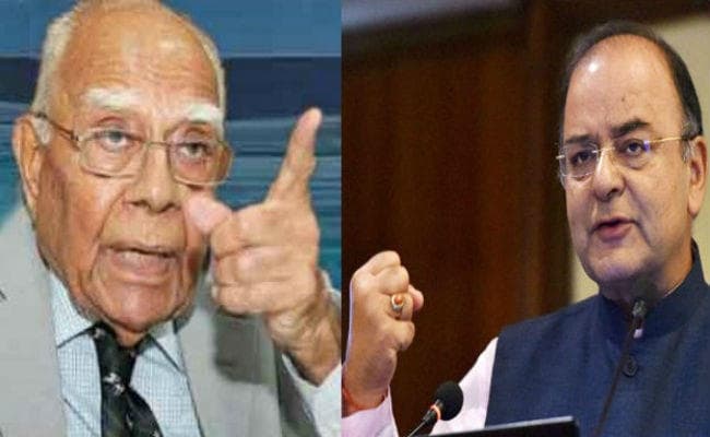 अदालत में जेटली और जेठमलानी के बीच तीखी बहस