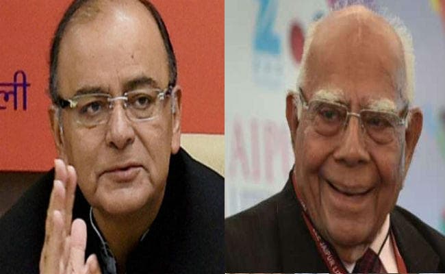 राम जेठमलानी vs अरुण जेटली: हुई तीखी बहस, बोले जेठमलानी- अरुण जेटली बदमाश हैं और…