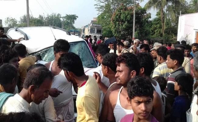 VIDEO : जब, मुजफ्फरपुर में एक साथ चार गाड़ियों में हुई टक्कर, CJM घायल, एक की मौत