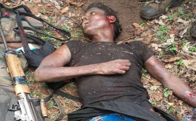 गिरिडीह : मुठभेड़ में मारा गया नक्सली, SLR बरामद