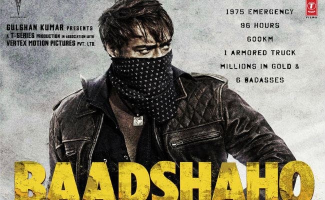 अजय देवगन की ''बादशाहो'' का नया पोस्‍टर रिलीज, एक्‍शन से भरपूर दिखे ''सिंघम''