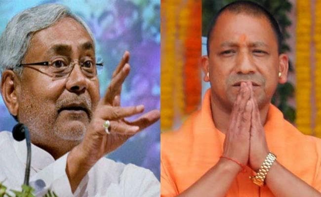 योगी के कार्यक्रम पर आंधी-पानी का कहर, गिर गया वाटरप्रूफ पंडाल, नीतीश कुमार ने कहा- खाली हाथ नहीं करें बिहार का दौरा