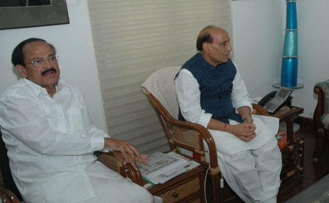 राष्ट्रपति चुनाव: सोनिया गांधी से मिले राजनाथ और वेंकैया, बोली कांग्रेस- भाजपा ने नाम नहीं बताया