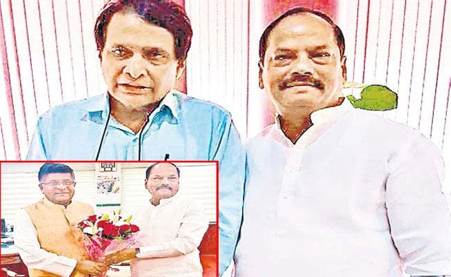 मुलाकात: रेल मंत्री सुरेश प्रभु से मिले मुख्यमंत्री, बंद लाइन पर हुई चर्चा, धनबाद-चंद्रपुरा रेल लाइन का विकल्प तलाशने आज दिल्ली से पहुंचेगी टीम