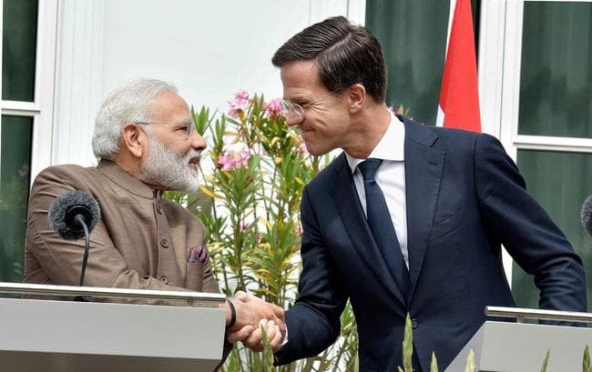 प्रधानमंत्री मोदी पहुंचे एमस्टरडम, कहा-भारत का स्वाभाविक साझेदार है नीदरलैंड