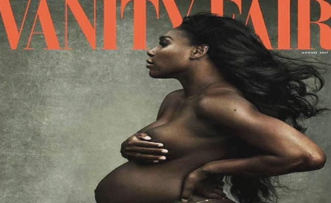 प्रेग्नेंट सेरेना विलियम्स हुई मैगजीन के लिए ''न्यूड'', फोटो में दिखा बेबी बंप