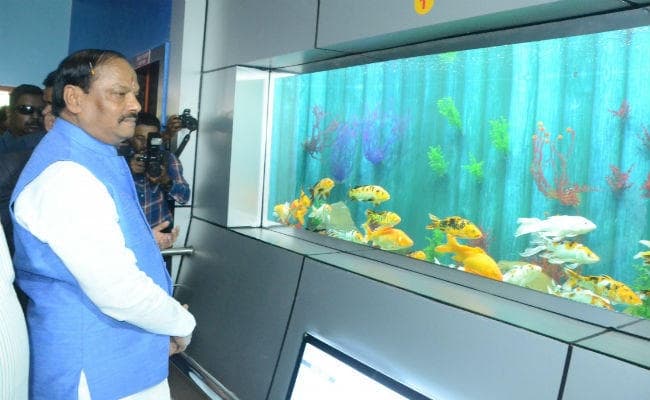 VIDEO : रांची में देश के सबसे बड़े फ्रेश वाटर इक्वेरियम का उद्घाटन