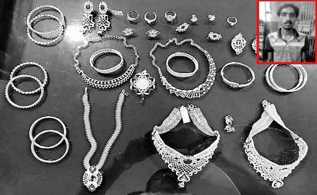 40 लाख के गहने के साथ पकड़ा गया आरोपी