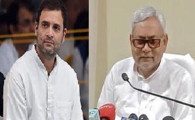 कांग्रेस-जदयू में बीच मतभेद खत्म, राहुल के हस्तक्षेप के बाद नीतीश ने दिये ये संकेत