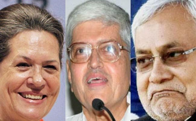 गोपालकृष्ण गांधी को उपराष्ट्रपति पद का उम्मीदवार चुने जाने के बाद सोनिया, राहुल ने की नीतीश से बात