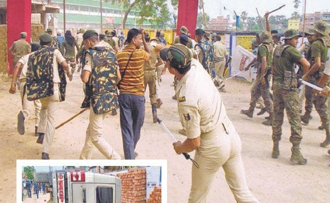 बिहारशरीफ : पुलिस पर बमबाजी, जुलूस नहीं निकालने के आदेश पर उग्र हुई भीड़, की रोड़ेबाजी