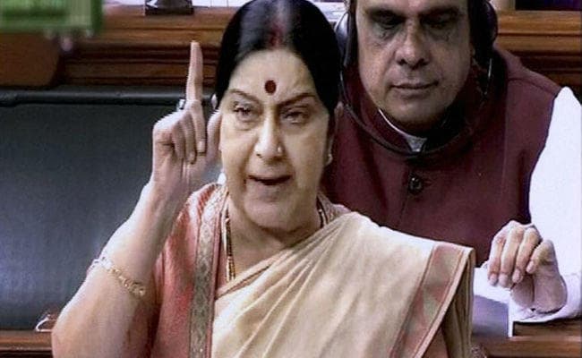 ...तो इसलिए भारत ने चीन से लिया है पंगा, पढ़ें सुषमा स्वराज ने सदन में क्या कहा