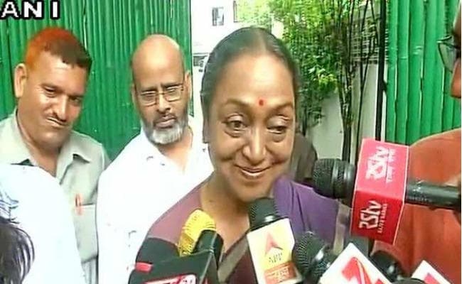 मीरा कुमार राष्ट्रपति चुनाव हार गयीं, पर मूल्यों की लड़ाई जारी रखने का किया एलान