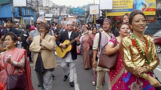 जीजेएम की अनिश्चितकालीन हड़ताल के 40वें दिन आज दार्जीलिंग का दौरा करेंगे डीजीपी