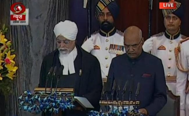 शपथ ग्रहण के बाद बोले राष्ट्रपति रामनाथ कोविंद, हम अनेकता के बावजूद एकजुट और एक हैं