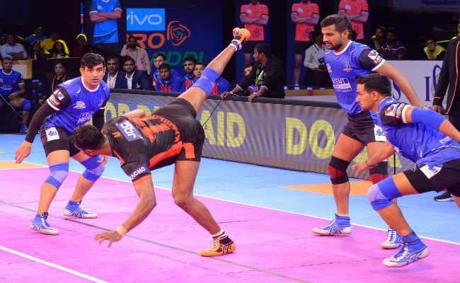 #ProKabaddi2017 : यू मुंबा की जीत में चमके अनूप और काशीलिंग, रोमांचक मुकाबले में हरियाणा को हराया