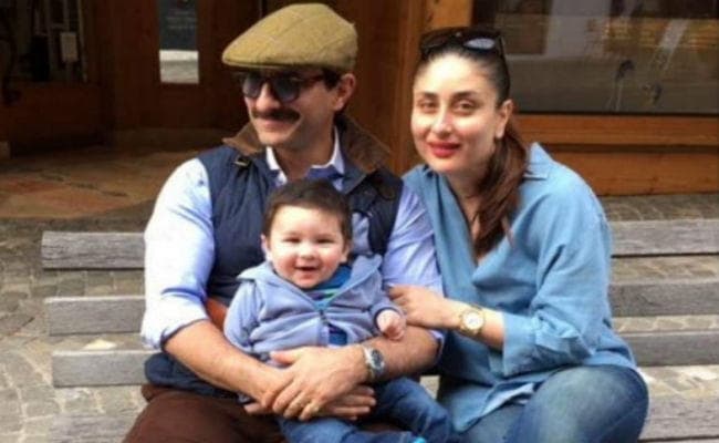 पापा सैफ और मम्‍मी करीना संग इस अंदाज में नजर आये क्‍यूट तैमूर, देखें तसवीर