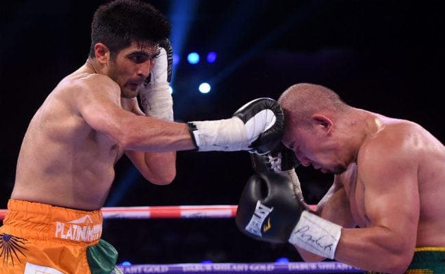 विजेंदर ने चीनी बॉक्सर को दी मात, जीता डब्ल्यूबीओ एशिया पेसीफिक व ओरिएंटल का खिताब