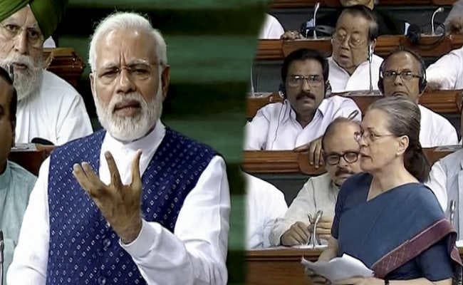 संसद में पहली बार मोदी vs सोनिया गांधी, भारत छोड़ो आंदोलन के बहाने चले ''शब्द बाण''