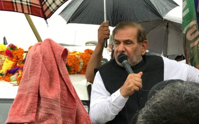 सहरसा-सुपौल पहुंचे शरद यादव, बोले – गंठबंधन ऊपर टूटा है, जनता इसे मजबूती से बना कर रखे