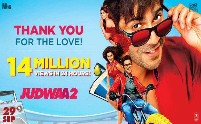 #Judwaa2 का नया गाना ''चलती है क्या 9 से 12'' कल होगी रिलीज, VIDEO