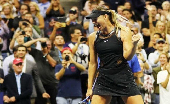 US Open Tennis : बैन के बाद शारापोवा की ग्रैंडस्लैम में धमाकेदार वापसी