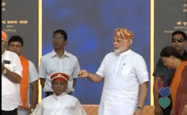 नरेंद्र मोदी ने महाराणा प्रताप की धरती उदयपुर में किया 15 हजार करोड़ की योजनाओं का शुभारंभ