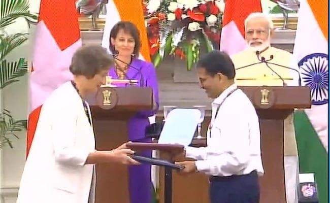 VIDEO : स्विटजरलैंड की राष्ट्रपति डोरिस ने दिखायी गर्मजोशी, कई सेक्टर में भारत को मदद का वादा