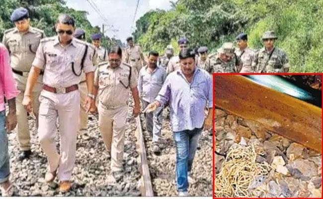 कोडरमा-तिलैया रेल निर्माण कार्य स्थल पर बम से हमला