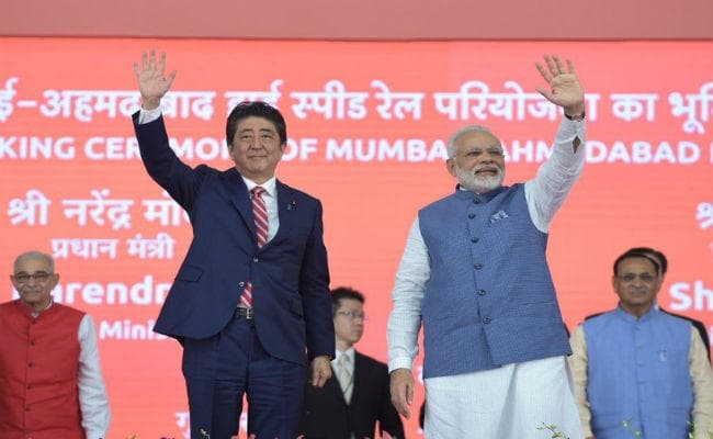 बुलेट ट्रेन प्रोजेक्ट का भूमिपूजन, मोदी बोले- जापान जैसा दोस्त नहीं मिल सकता