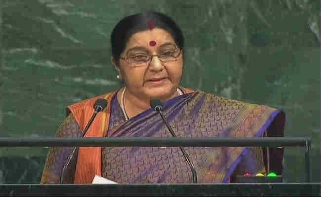 यूएन की महासभा से सुषमा ने टेररिस्तान को लताड़ा, कहा - हम गरीबी से लड़ रहे हैं और पाकिस्तान हमसे