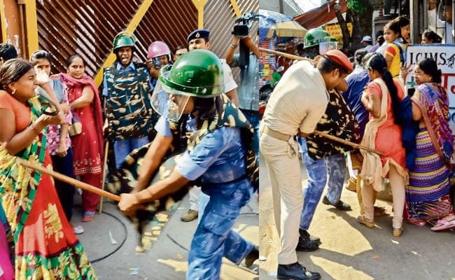 पटना : आईजीआईएमएस में हंगामा, मांग रहे थे वेतन, मिलीं ताबड़तोड़ लाठियां