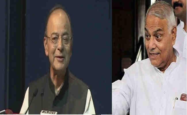 जेटली का यशवंत सिन्हा पर पलटवार, बोले, मैं एक कॉलम लिखने वाला नहीं बन सकता