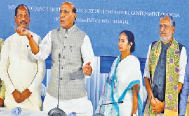 रोहिंग्या का बायोमेट्रिक ब्योरा तैयार करें राज्य, उग्रवादी संगठनों से कोई समझौता नहीं होगा : राजनाथ सिंह