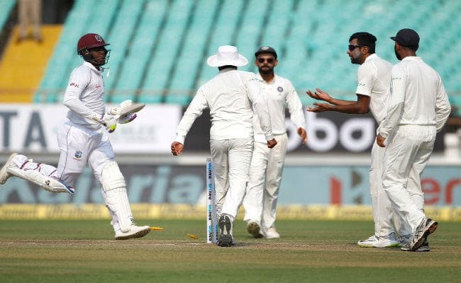 INDvs WI, 1st Test Day 2 : दूसरे दिन का खेल समाप्त  IND 649/9 decl, WI 94/6