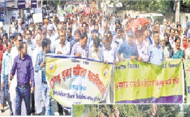 सीएम आवास घेरने जा रहे शिक्षकों को पुलिस ने रोका, आठ को मुख्यमंत्री से होगी वार्ता