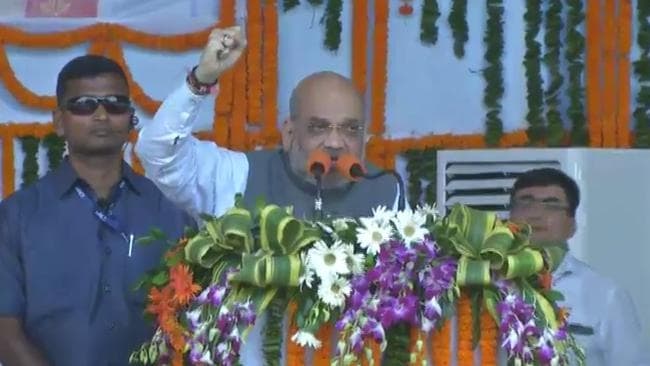 राहुल गांधी छत्तीसगढ़ में माताओं - बहनों का अपमान कर रहे हैं : शाह