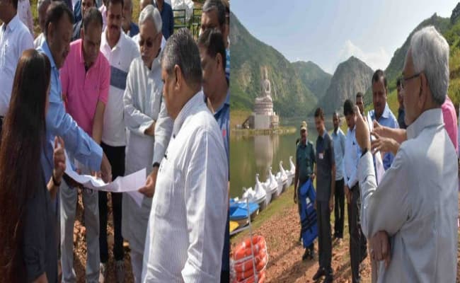 घोड़ा कटोरा झील में नवनिर्मित भगवान बुद्ध की प्रतिमा का अनावरण 25 नवंबर को, CM नीतीश ने किया भ्रमण