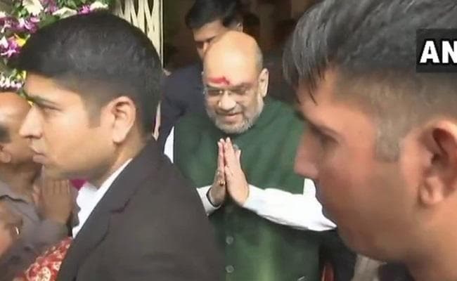 महा अष्टमी के दिन  चीफ जस्टिस और अमित शाह ने किये कामाख्या मंदिर में मां के दर्शन, देखें तस्वीरे