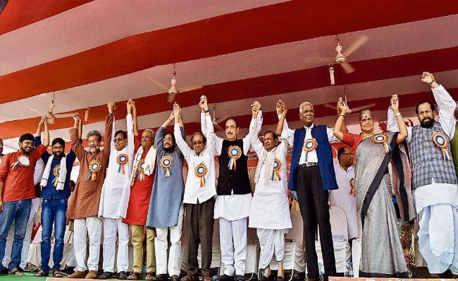 भाकपा की रैली : 2019 के लिए विपक्ष ने किया शंखनाद