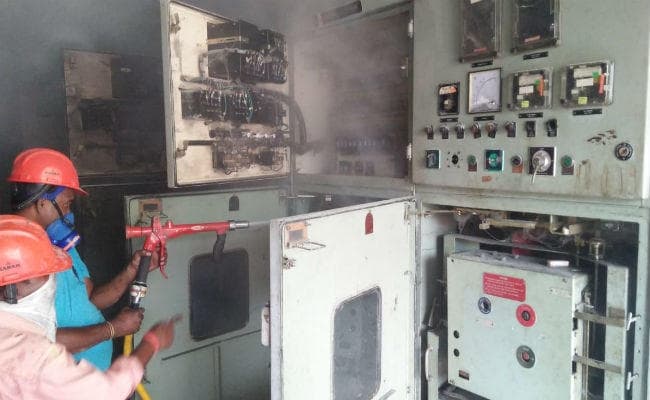ललपनिया : टीटीपीएस के कंप्रेसर हाउस में लगी आग, उत्पादन ठप, लाखों का नुकसान