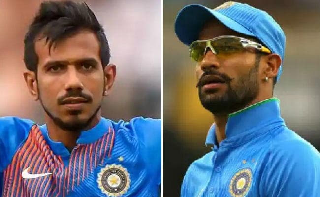 ICC Ranking : चहल करियर की सर्वश्रेष्ठ 8वीं रैंकिंग पर पहुंचे, धवन चार पायदान खिसके