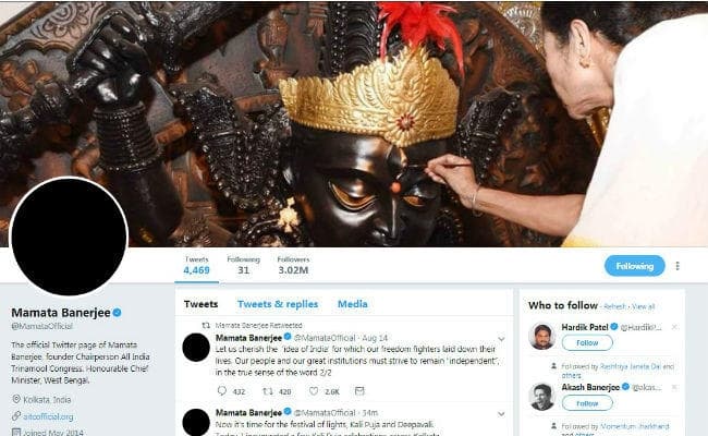 West Bengal : असम हत्याकांड के विरोध में मुख्यमंत्री ममता ने ट्वीटर का डीपी किया ब्लैक