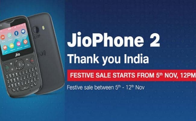 JioPhone 2 की फेस्टिव सेल 5 से 12 नवंबर तक, फ्लैश सेल में फोन खरीदने का मौका