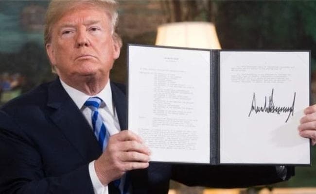 Nuclear Deal : ईरान से नया समझौता करने के लिए तैयार हैं ट्रंप