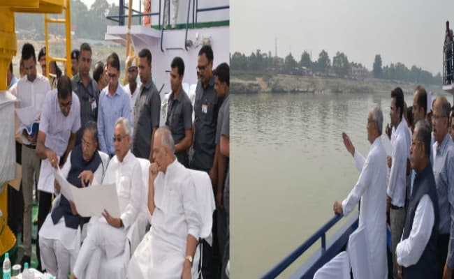 CM नीतीश कुमार ने छठ घाटों का किया निरीक्षण, दिये कई निर्देश